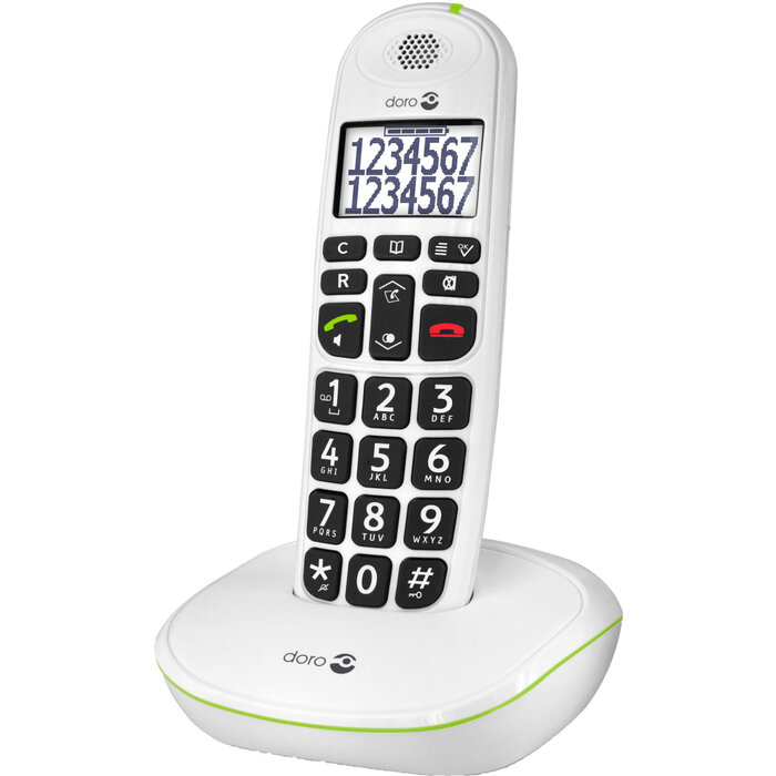 Téléphone sans fil PhoneEasy 110 avec touches numériques vocales