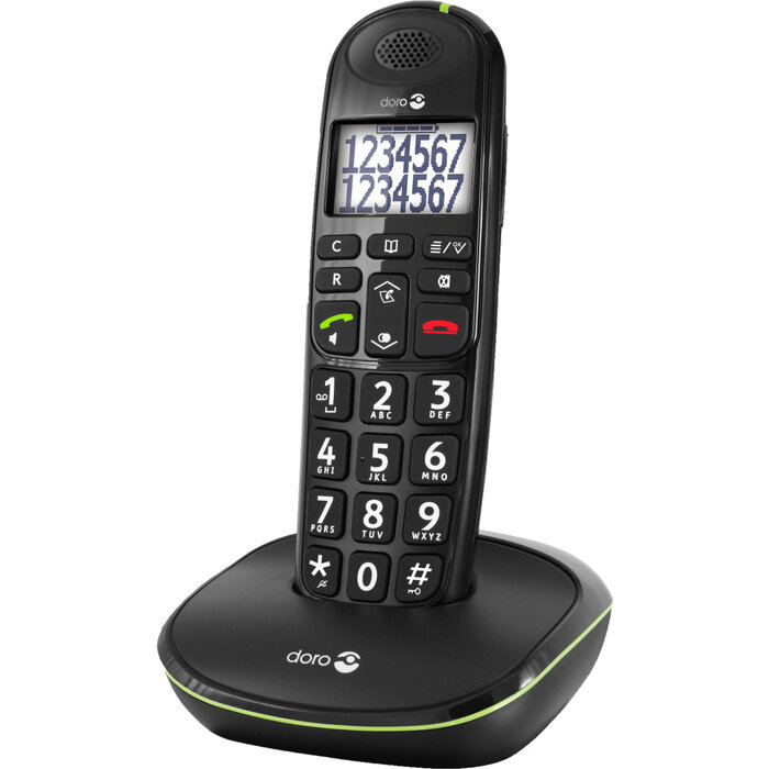 Téléphone sans fil PhoneEasy 110 avec touches numériques vocales