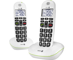 PhoneEasy 110 wireless duo telephone set with speaking number keys