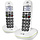 Téléphone sans fil duo PhoneEasy 110 avec touches numériques vocales