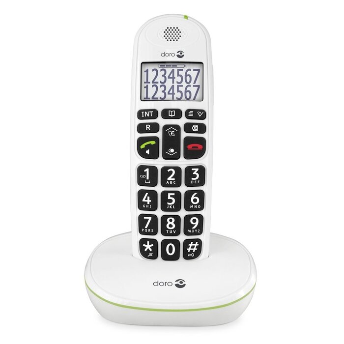 Téléphone sans fil duo PhoneEasy 110 avec touches numériques vocales