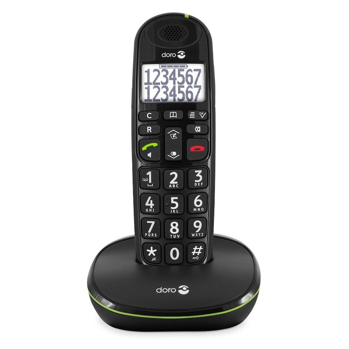 Téléphone sans fil duo PhoneEasy 110 avec touches numériques vocales