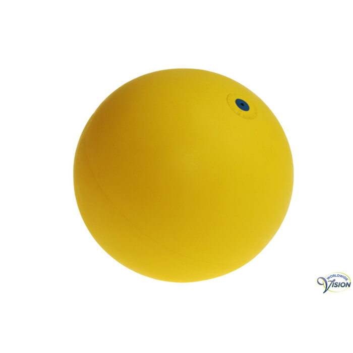 Ballon de gymnastique avec cloche, couleur jaune