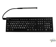 Nero Xl Keyboard White/Black