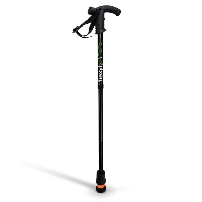 Flexyfoot Walking Stick with Derby Handle - Foldable