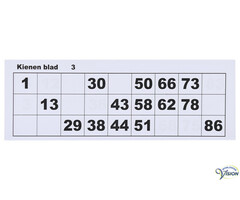 Kienblok 100 Vel Afm. 21 X 7 Cm