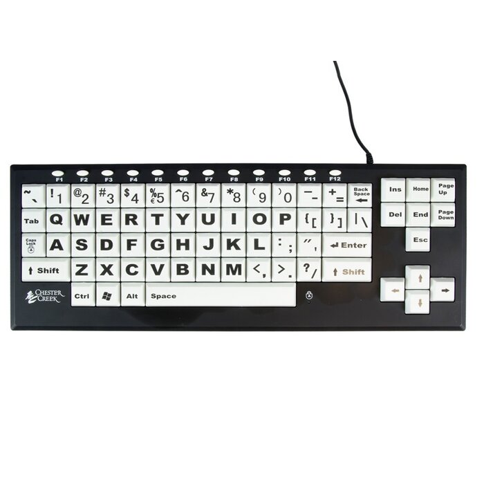 Vision white keyboard