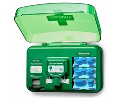 Distributeur de pansements bleus pour soins des plaies