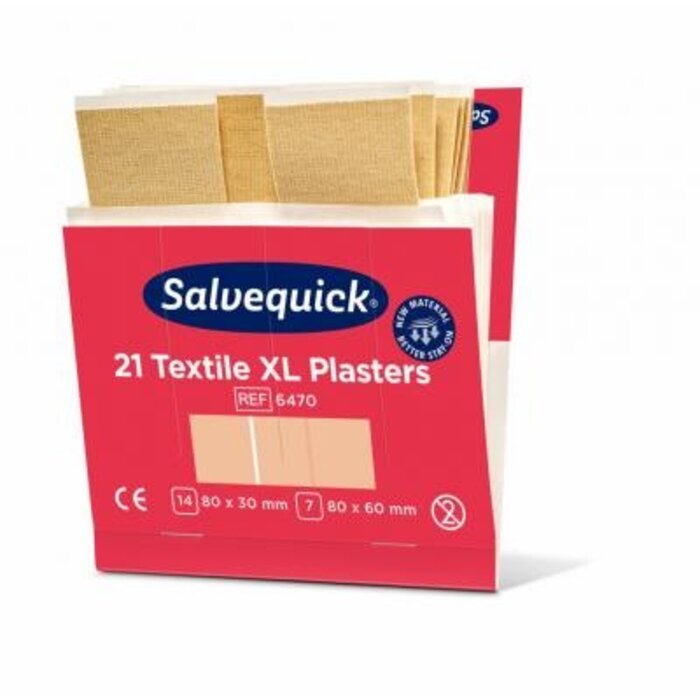 Pansements textiles Salvequick XL - Boîte de 21