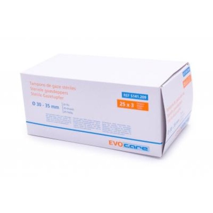 Evocare sterile gauze swabs