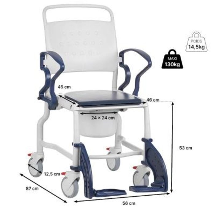 Douche-toilette pour fauteuil roulant/WC Bonn