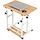 Table d'ordinateur portable Ceruzo - Table de lit mobile - Réglable en hauteur 85 cm - Plateau 80 x 40 cm