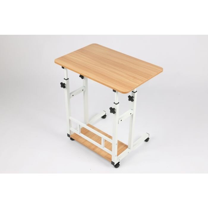 Ceruzo Laptop table - Mobile bed table - Adjustable in height 85cm - Table top 80x40cm