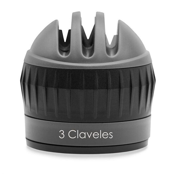 Knife sharpener - 3 positions - suction cup