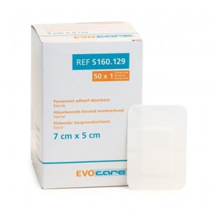 Evocare surgical wound dressing, with compress - Box of 50