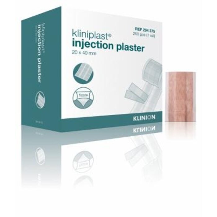 Injectiepleisters Kliniplast Ready 2 X 4 cm - Rol van 250