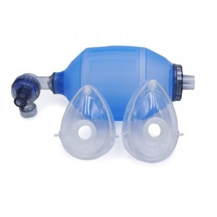 Siliconen beademingsballon, volwassenen, 1600 ml