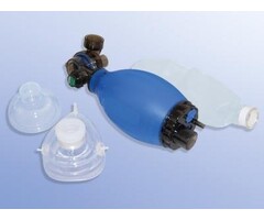 Beademingsballon silicone 500 ml, kinderen met O2 reservoir