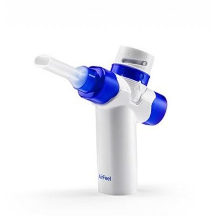 Airfeel device for breathing exercises