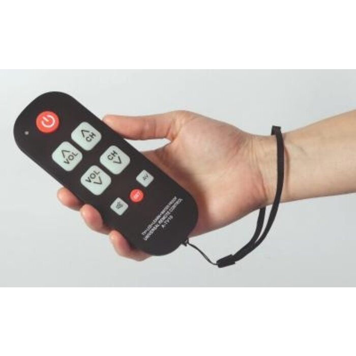 Universele afstandbediening voor televisie Identités