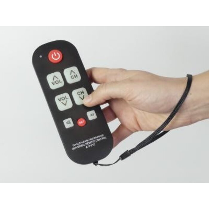 Universele afstandbediening voor televisie Identités