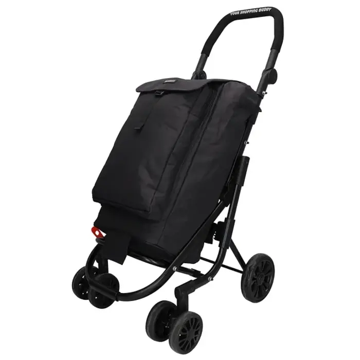 Shop2go 4-6 wheel push shopper with cooling compartment