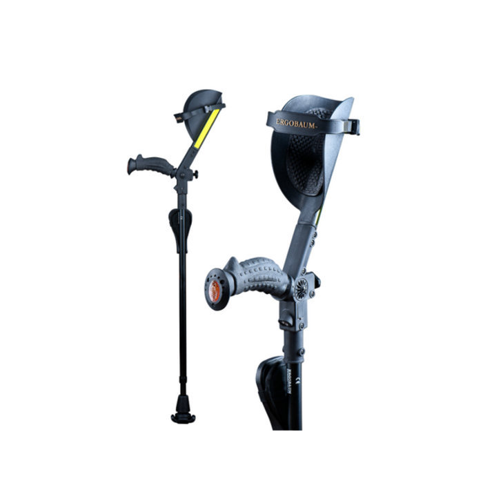 7G crutches with shock absorption
