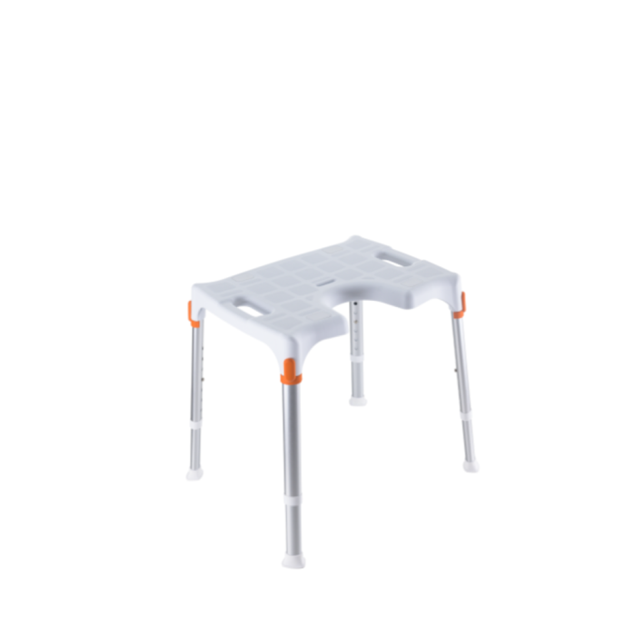 Rectangular shower stool - shower stool with recess