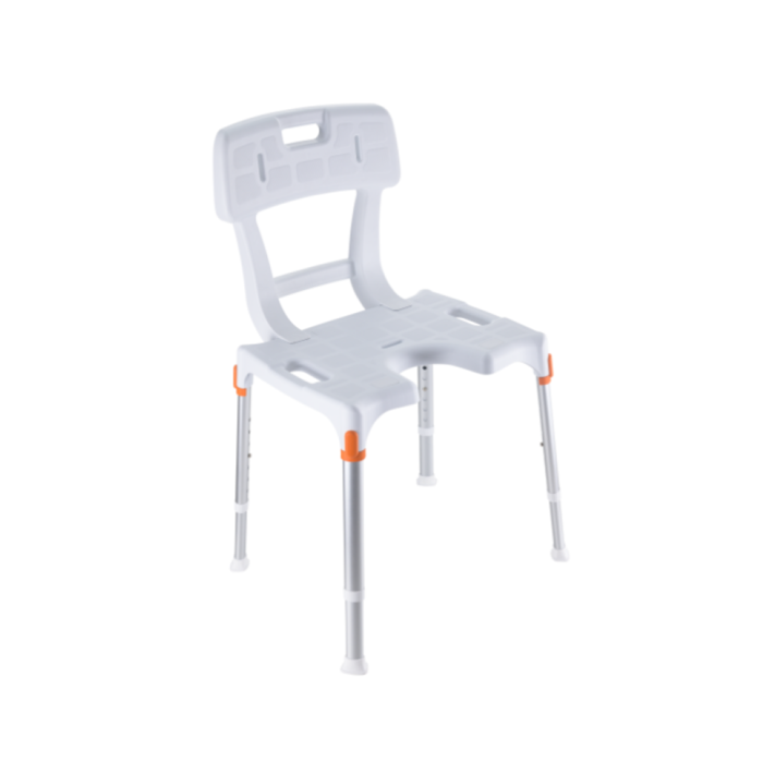 Rectangular shower stool - shower stool with recess