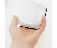 Bouton de discussion lumineux pour une image interchangeable.