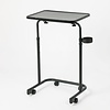 Ceruzo Side Table on Wheels - Adjustable in Height