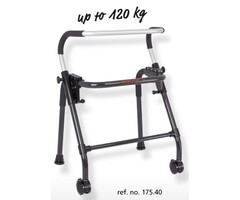 Déambulateur en aluminium à 2 roues