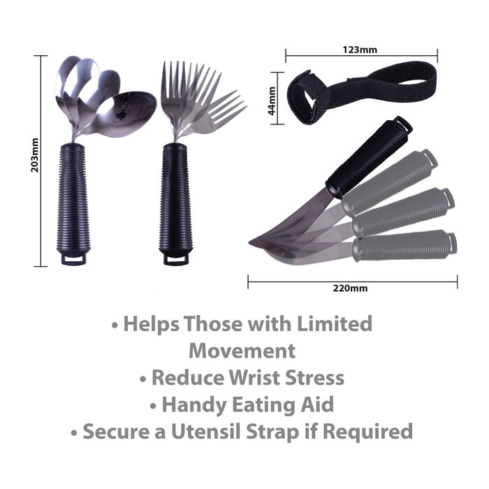 Flexible cutlery set (6 pieces)