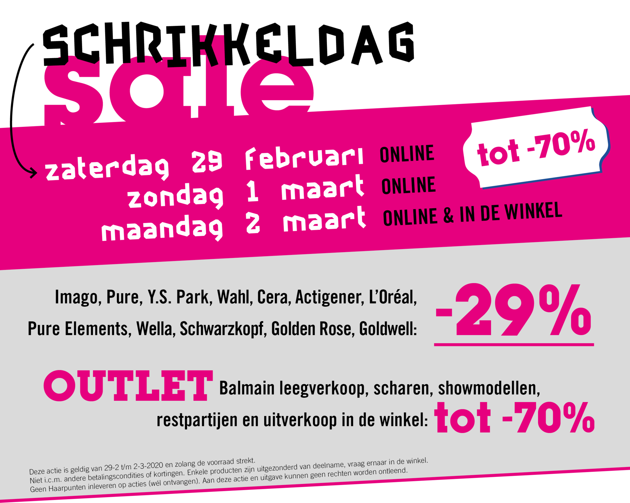 Schrikkeldag SALE!
