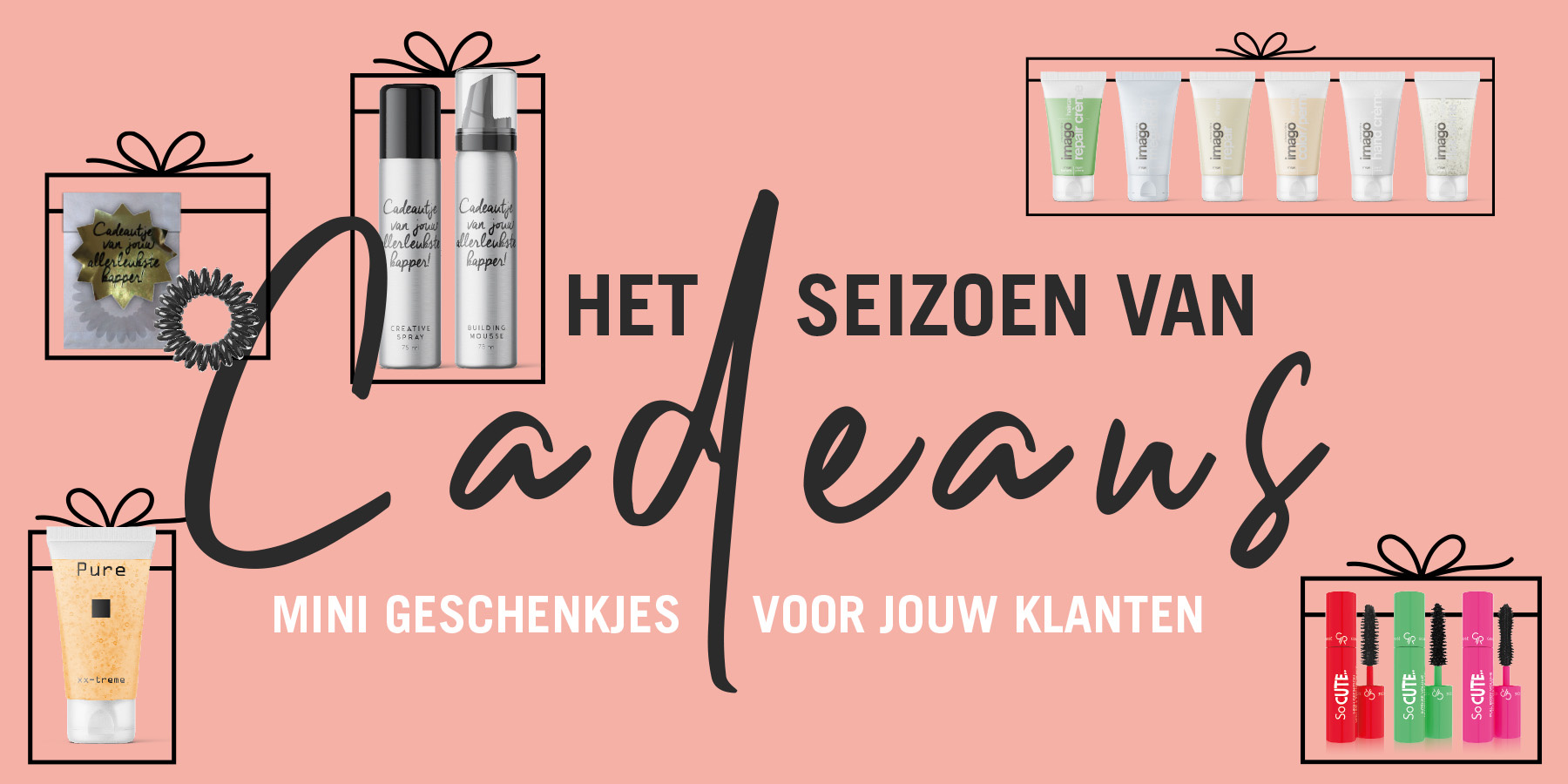Het seizoen van cadeaus: mini geschenkjes voor jouw klanten!