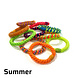 Banditz Haarelastiekje en armbandje 2-in-1 Banditz Haarelastiekje en armbandje 2-in-1 20x gemixt Nude