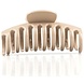 Haarklem ronde tand sand 9cm Haarklem ronde tand sand 9cm
