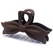 Haarklem bruin strik 11,5cm Haarklem bruin strik 11,5cm