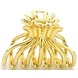 Haarklem fleur metal gold Haarklem fleur metal gold