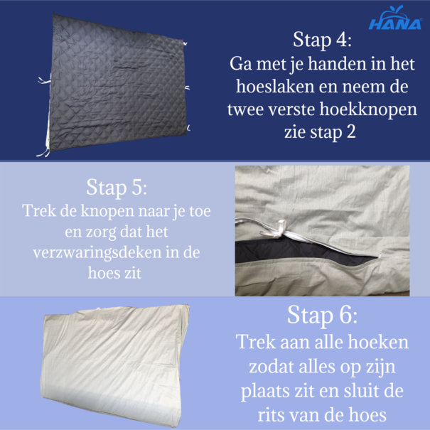 Hana Zomer hoezen voor verzwaarde dekens Hana©