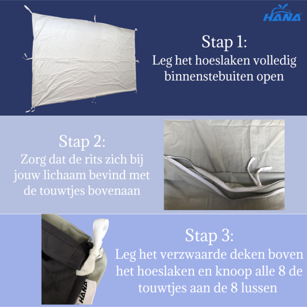 Hana Zomer hoezen voor verzwaarde dekens Hana©