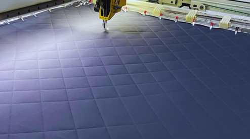 Productie van een Hana© Deken