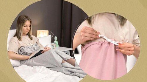 De Hana Cocon Hoodie vs. Inbakeren van Baby's