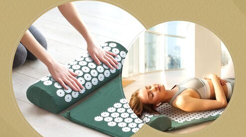  Duik in Ontspanning: De Magie van de Acupunctuurmat en Kussen Set