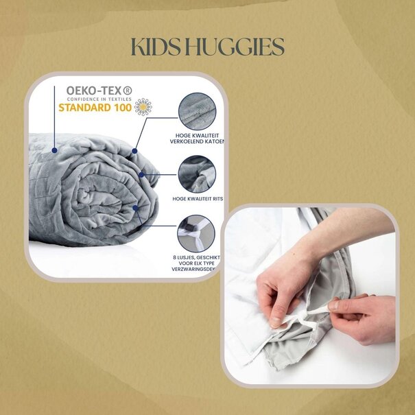 Hana Beschwerte Bettdecke + Bezug 100 x 150 cm KIDS