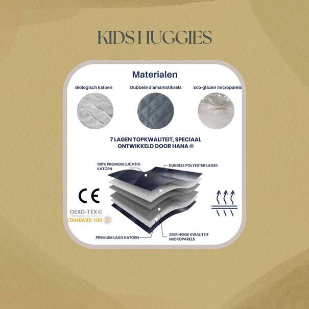 Hana Beschwerte Bettdecke + Bezug 90 x 120 cm KIDS