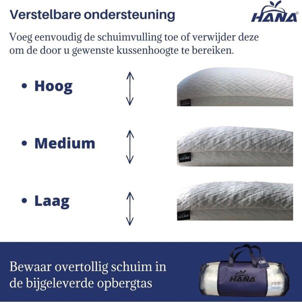 Hana Original Schaumstoffkissen 50x75 cm