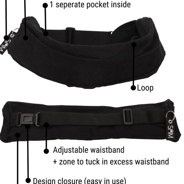 SamSensory CalmDesign Hüfttasche mit beruhigendem Tiefendruck