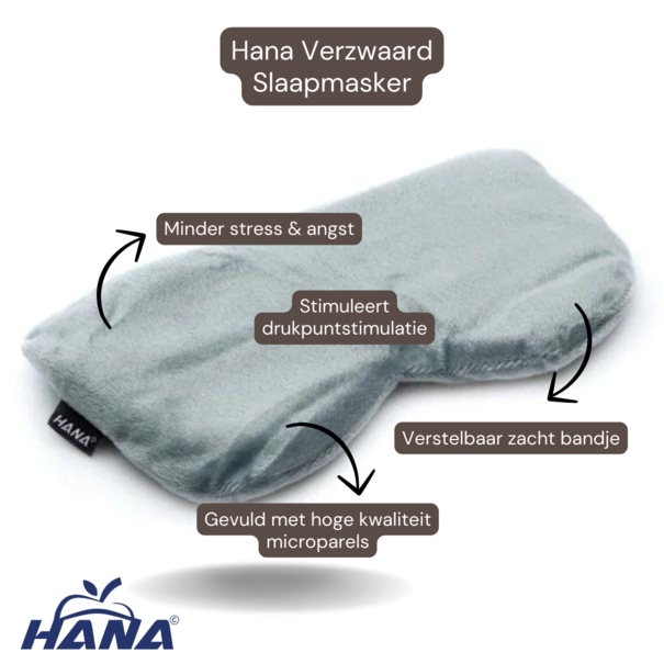 Geschenkbox met Hana © verzwaard slaapmasker