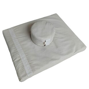 Zafu and Zabuton set with a round lotus cushion